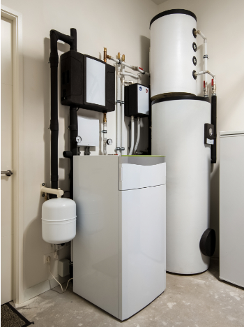 Heizungsanlage in einem Wohnhaus